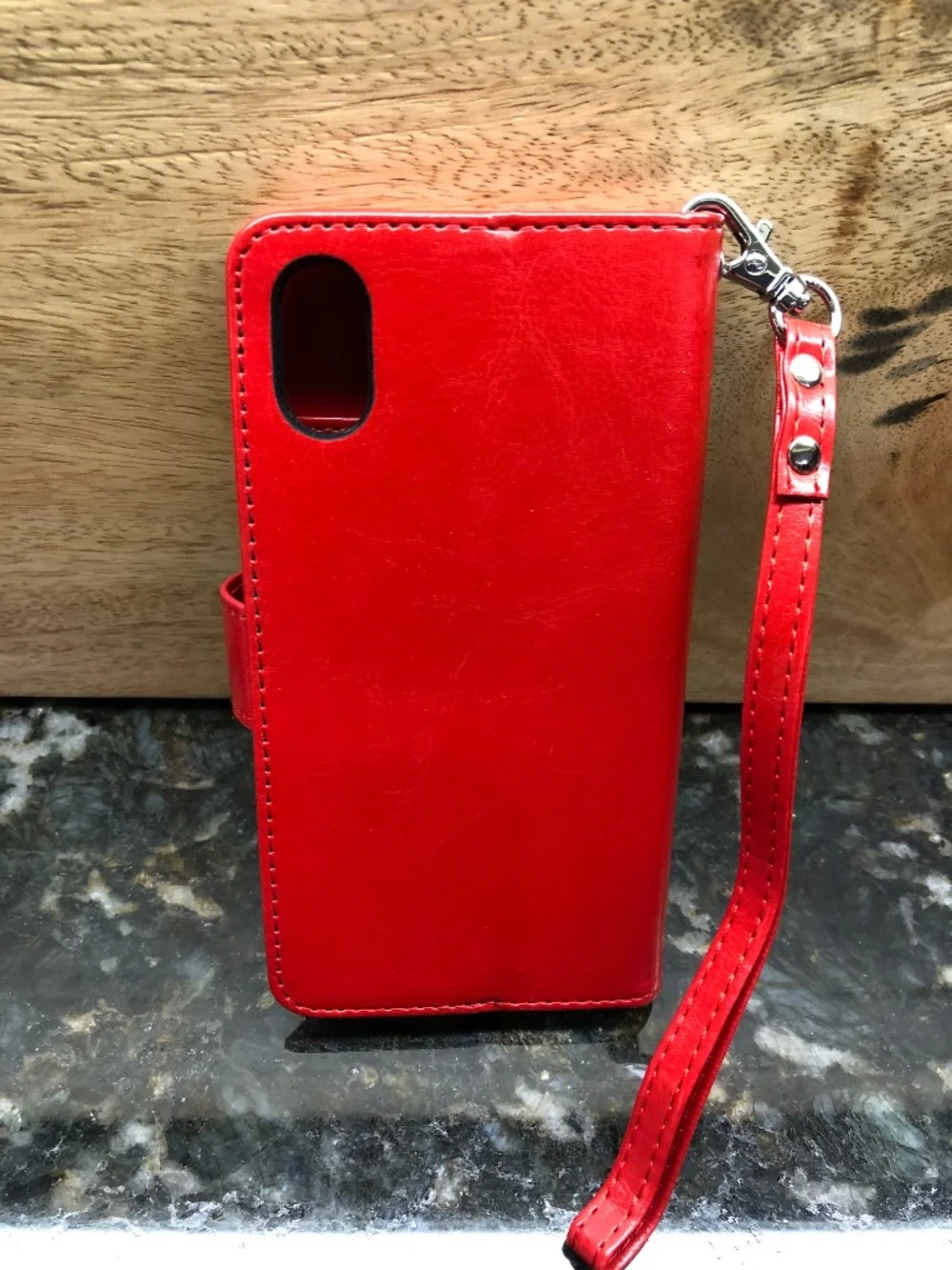 Beautiful Red iPhone Wallet Cover